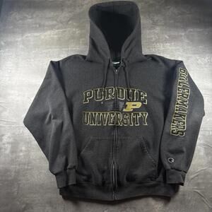 Y2K Purdue hoodie zipup